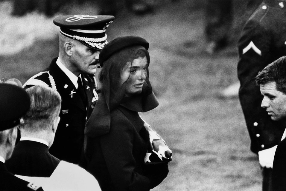 Elliott-Erwitt.-Jacqueline-Kennedy-at-John-F.-Kennedys-Funeral-November-25th-1963-Arlington-Virginia