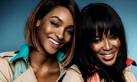 Naomi and Jourdan for Burberry