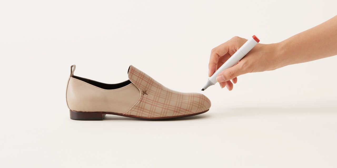 Not your typical leather shoes, by Nendo
